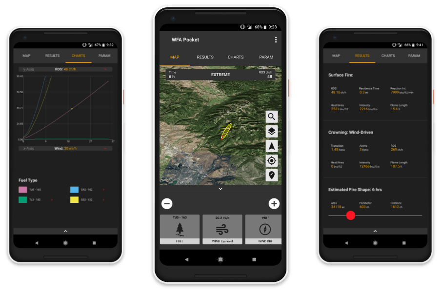 WFA Pocket Output Screens